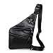 Produktbild JingU Herren Rucksack Sporttasche Sling Bag Schulter Brusttaschen Cross Body Rucksack Mehrzweck Anti-Diebstahl Pack Daypack Taschen für Outdoor-Sport Reisen Wandern (schwarz)