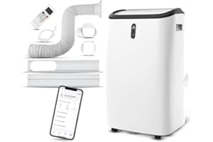 Climatiseur mobile réversible chaud/froid 16000BTU 4.7KW avec fonction Wifi et télécommande - Cool Clima