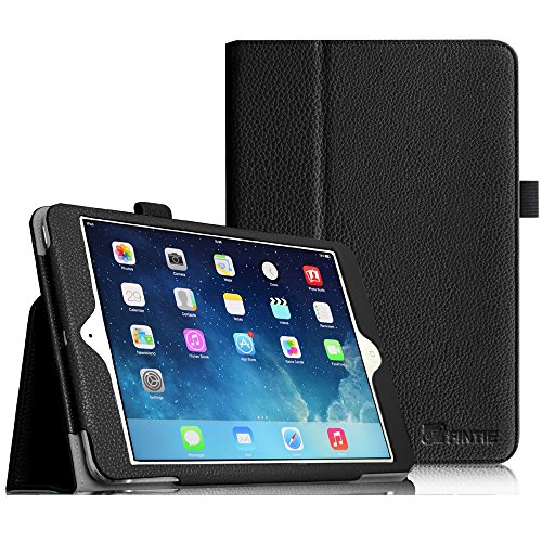 Fintie Apple iPad mini 1 / 2 / 3 Hülle - Slim Fit Foilo Kunstleder Schutzhülle Tasche Etui Case Smart Cover mit Auto Schlaf / Wach, Standfunktion für iPad mini 3 / 2 / 1 , Schwarz