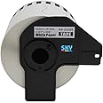SKY DK-22205 Label Tape Roll - White 62mm x 30m for Brother QL Series Label Printers