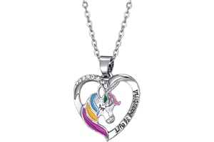 JennyWrenJewels UNICORN Necklace | Gifts for girls birthday, christmas, party | Unicorn Jewellery Gift for daughter, niece, friend, sister, children