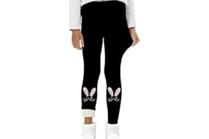 ANGLEVATE Leggings Térmicas Niña Invierno Forro Polar Mallas Térmico Pantalones Gruesos Elásticos Niñas Leggings Dick Gefüttert Medias Algodón Cálido Deporte