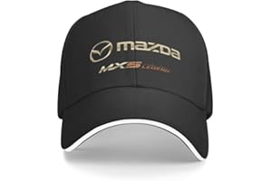 MMHGFIR Baseball Caps, for MX 5 Mazdas MX-5 Cotton Baseball Cap Adjustable Embroidery for Men and Women Travel Cap Racing Hats,A