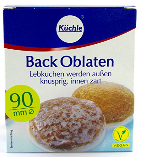 Preisvergleich Produktbild Back Oblaten, Lebkuchenoblaten 90 mm Ø, 100 Stück