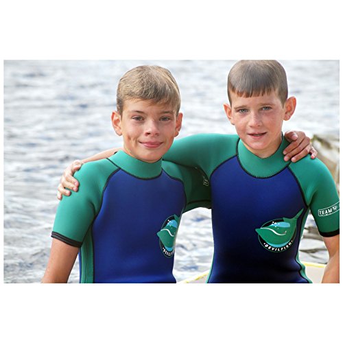 Neoprenanzug Shorty 5mm extra WARM für Kinder von Team Magnus - 2