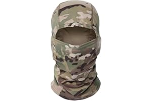 RALSPEC Camouflage Balaclava Mask Lightweight Breathable Camo Hood Snood Airsoft Military Army Hat Head Full Face Neck Cover Sheisty