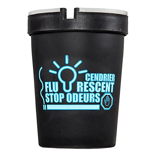 Preisvergleich Produktbild Aschenbecher Leuchtender Feuerschutztüren und geruchshemmend, blau