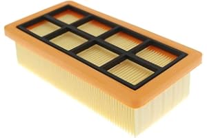 WuYan Filtre plissé plat accessoire pour Karcher les aspirateurs AD 3200, AD 3 Premium et AD 4 Premium