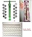 Produktbild EXTRUDER 20 Tipp + Skalpell + 8 tlg Randverzierung Ausstecher Zuckerpaste Fondant Kuchen Dekoration Modellierwerkzeug