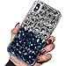Produktbild WEIFA Galaxy 2017 A3 Case, Very Glitter Manual Charming Diamands Crystal Full Bling Clear Cover, 2018 Newest Super Luxury Noble Princess Thin Phone Case for Samsung Galaxy A320 CBlue