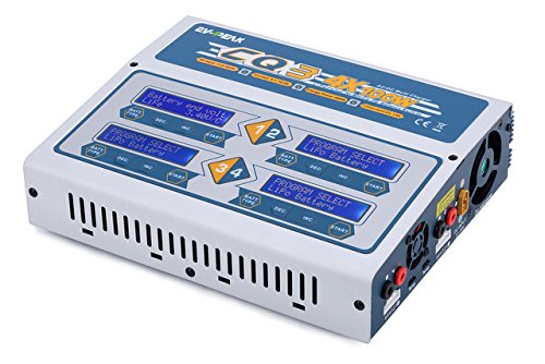 EV-Peak 100W x 4 CQ3 RC Balance Lipo Battery Charger Nimh Nicd lithium Battery Charger Discharger with Digital LCD Screen
