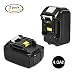 Produktbild LiBatter 2 Pack BL1840 18V 4.0Ah Ersatzbatterien für Makita Werkzeugakku ErsatzAkku für Makita Akku BL1860 BL1850 BL1840 BL1830 BL1820 BL1815 BL1825 BL1835 BL1845 194204-5 5 LXT400 Li-Ion