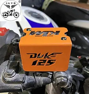 SGTB Disk Oil Reservoir Cap/Cover for KTM Duke 125 (Stainless Steel) Handle