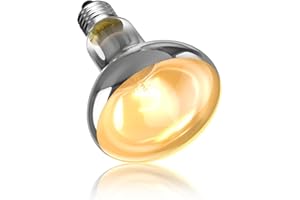 TobeBright D3 UV Bombilla de Calor E27 160W Lámpara R95 UVA UVB Bombilla de Calor para Pollitos 230V - para Reptiles de Terrario, para Anfibio,Lagartos, Tortuga,Serpiente de 1