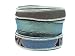 Produktbild Seidenband Wickelarmband Konvolut Ponge Dupion Seide blau grau