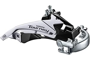 SHIMANO Deragliatore Tourney FD-TY500 6/7 Marce Top Swing Tourney 34.9 M. M&S Adapt T-SW, Dual-P. CS 63-66, 42 Z. Art-Nr. E-FDTY500TSX3