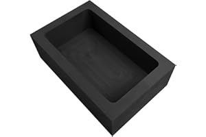 Lormuzi High Purity Graphite Ingot Mold 30ML-260g(Copper) Gold-Silver-Aluminum-Copper-Brass-Zinc-Lead Alloy Metal Casting Mould