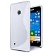 Produktbild Nokia Lumia 520 Hülle, Conie Mobile Ultra Slim Backcover Schutzhülle TPU Silikon Rückschale Cover in Transparent