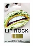 Lip Rock Holographic Gold Lip Foil