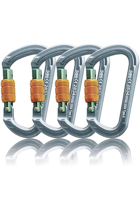 SOB Klettergurt Mit Ganzkörpersicherung - Verstellbarer Sicherheitsgurt Für Bergsteigen & Klettern