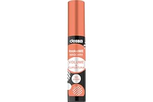deBBY, lookatME MASCARA VOLUME & CURVATURA, Pigmenti Intensi con Effetto Ciglia Amplificate, Formula Senza Grumi con Fibre Volumizzanti, Scovolino in Fibra Incurvato