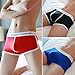 Price comparison product image Lsrht Men'S Boxers Flat angle youth cotton Breathable youth Middle waist Pure color 3-Pack Underpants XXL