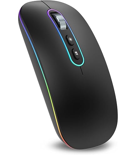 Mouse Wireless Bluestork OFF 105 Ricaricabile | Bluetooth E 2.4GHz | 3200 DPI E 62 Ore Di Autonomia | Silenzioso E Ambidestro