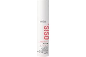 OSIS+ Schwarzkopf Professional OSiS Glow Sérum Anti Frisottis Brillance Sans Silicone Protection Thermique Pour Cheveux Ternes Rêches Facilite Le Coiffage Léger 50 ml