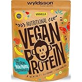 Vegan Protein Powders (28 Servings, 1kg) - All Natural Vegan Protein Shake High in Iron & Zinc with Fruits, Botanicals & Plan