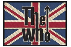 R&Z The Who Union Flag Iron-on Cloth Patch 100mm x 70mm (rz)