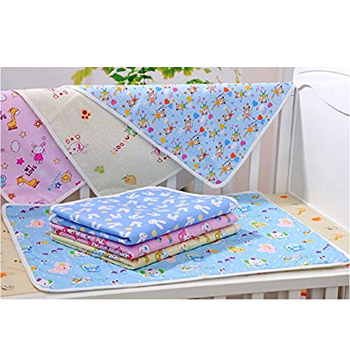Baby And Toddler Waterproof Washable Diaper Changing Mat Pad Assorted Sizes (M (50cm*68cm))
