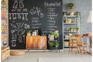 ‎KAROFOILFIX Tafelfolie magnetisch | Meterware Farbe: schwarz | 40 Größen | beschreibbar, abwischbar, magnetisch | KreideTafel Folie Magnet | selbstklebend stark | für Hoch- und Querformat (120x100cm)