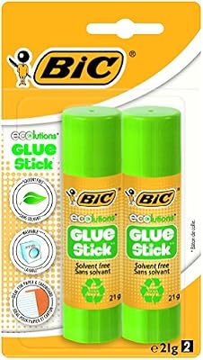 BIC ECOlutions Bâtons de Colle - Blister de 2