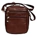 Leather World Genuine Leather Cross Body Sling Bag multipurpose -10 inch Tablet / iPad Sling bag (Brown) RS.1499.00