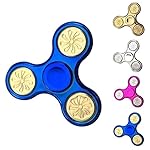 Bester Fidget Spinner - Premium Keramiklager 2-3 Minuten kontinuierlicher Spin! Starke robuste Konstruktion | Spaß und Stressabbau | | Auch großartig für ADHS Angst und Langeweile | Kinder und Erwachsene werden es lieben. (Blau)