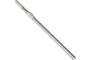 POWERHAUS24 3teilige Teleskopstange aus Aluminium, Universalgröße Ø 3,0 cm, verstellbar von 142 cm bis max. 360 cm, passend für die meisten Kescher, Bürsten, Bodensauger, für Pools und Whirlpools