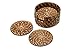 Produktbild KitchenCraft ARTDCPK6 Runde Master Class Artesa Bambusgeflecht-Getränke-Untersetzer, Rattan und Korb, braun, 12 x 12 x 6.1 cm, 6 Einheiten
