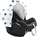 Hoody Replacement Infant Car Seat Hood Blue Stars