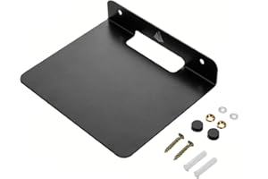 Bexdug Support Enceinte Mural, Étagère Murale en Métal pour Haut-parleu, Téléph, Support De Support De Jouets, Facile À Installer, Économiser De l'espace