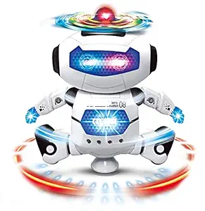 Sunshine Dancing Robot with 3D Lights and Music, Multi Color