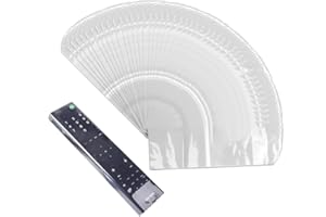 DOKRIN 50 pezzi di pellicola termoretraibile antipolvere e antiumidità per telecomando, pellicola termoretraibile, sacchetto termoretraibile, copertura protettiva per la casa