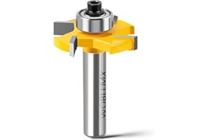 WOBLLMX 8mm Schaft Scheibennutfräser,L4mm 4-Zähne Hartmetall Klinge Fräser langlebig und scharf für Holzbearbeitungswerkzeug Bit