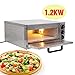 Produktbild Ridgeyard 1.2KW elektrische thermometer pizzaofen Pizza Maker Ofen Maschine kommerzielle Backen Grillen Küche Restaurant Cafe Essen outdoor