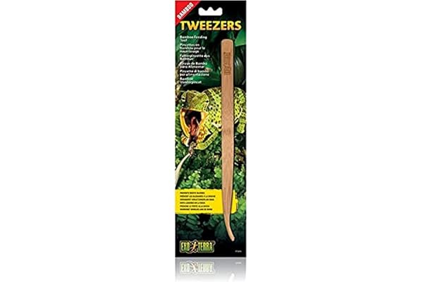 Exoterra Hygiène pour Reptile Pince Nourris Bambou Tweezer
