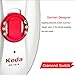 XINCARE 2 in 1 Rechargeable Women Epilator Electric Depilation Remover Hair Removal Lady Shaving For Bikini Line Face Leg Body Trimmer Shaver - Red