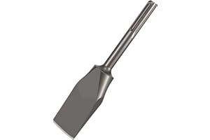 Vearter Burin à bois SDS Max, robuste pour bois de chauffage extérieur, jardin, forêt, en alliage d'acier 40CrMo pour marteau perforateur électrique, 27,9 x 5,8 cm (L x l)