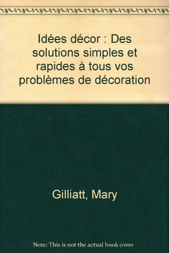 couverture de : Id&eacute;es d&eacute;cors