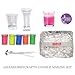 AsianHobbyCrafts Candle Making Kit Contents: Transparent Gel Candle Wax, Wax Colors, Candle Wicks, Acrylic Candle Container RS.600.00