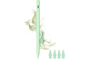 DOGAIN Stylus Pen for iPad 9th&10th - Type-c Charging Pencil for ipad Palm Rejection Active Pen Compatible with (2018-2025) Apple iPad 6/7/8/9/10/11(A16), Air 3/4/5/M2/M3, Mini 5/6, Pro 11"/12.9"/M4 (Green)
