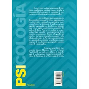 Problemas resueltos de análisis de datos (Psicología)